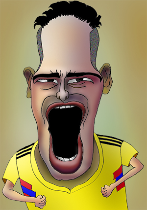 有名人の似顔絵