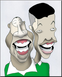 有名人の似顔絵