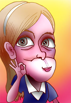 有名人の似顔絵