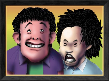 有名人の似顔絵