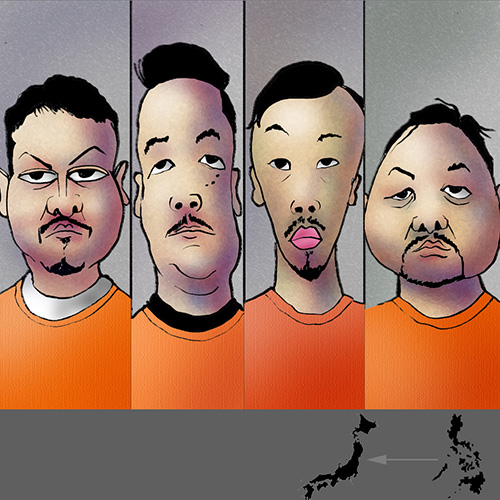 有名人の似顔絵