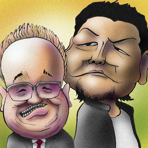 有名人の似顔絵