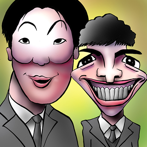 有名人の似顔絵