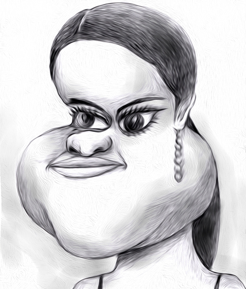 有名人の似顔絵