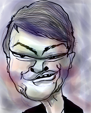 有名人の似顔絵