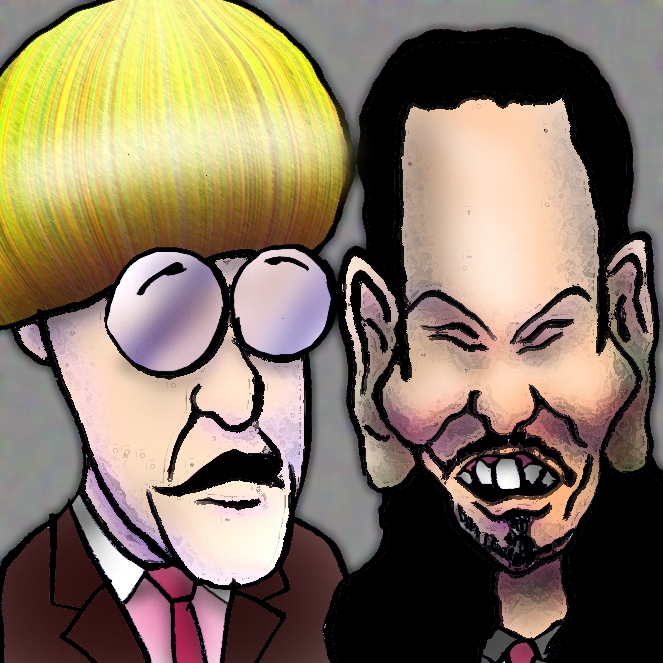 有名人の似顔絵