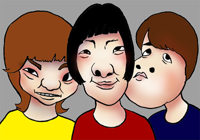 有名人の似顔絵