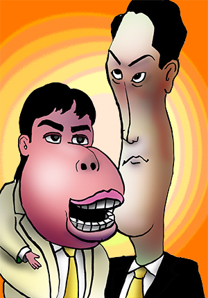 有名人の似顔絵