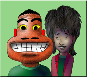 有名人の似顔絵