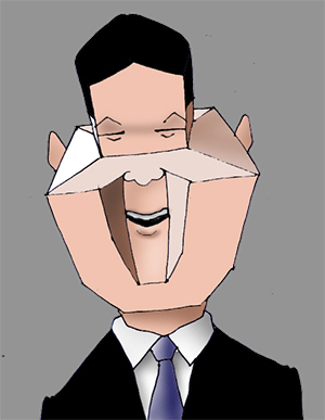 有名人の似顔絵