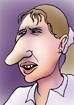 有名人の似顔絵