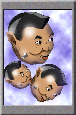 有名人の似顔絵