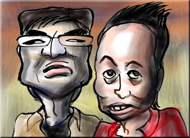 有名人の似顔絵