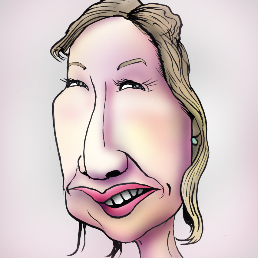 有名人の似顔絵