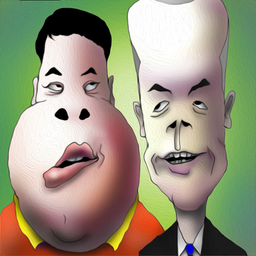 有名人の似顔絵