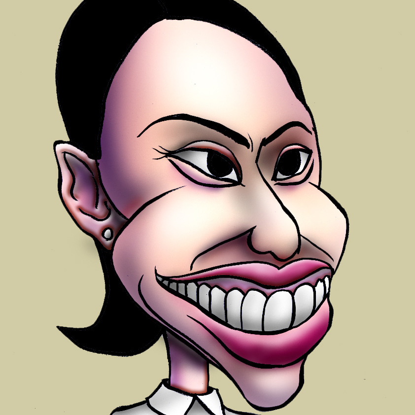 有名人の似顔絵