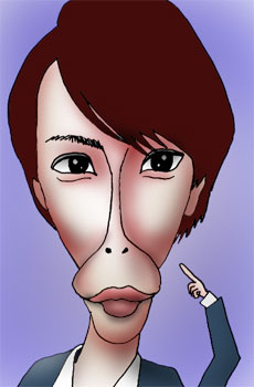 有名人の似顔絵