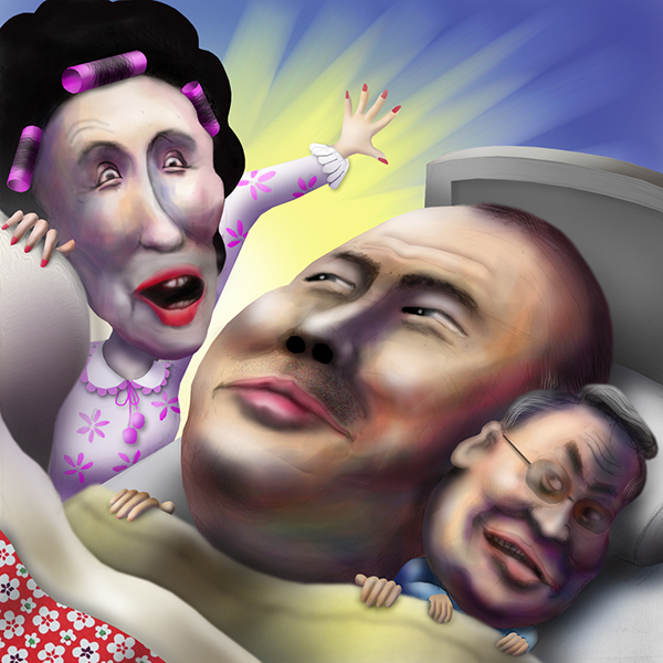 有名人の似顔絵