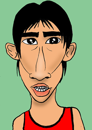 有名人の似顔絵