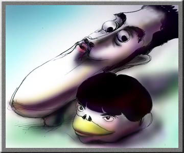 有名人の似顔絵