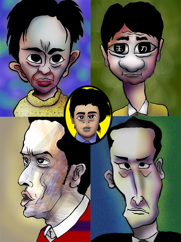 有名人の似顔絵