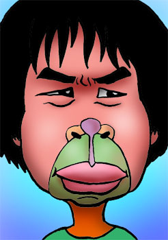 有名人の似顔絵