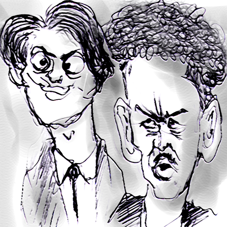 有名人の似顔絵