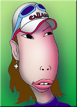 有名人の似顔絵