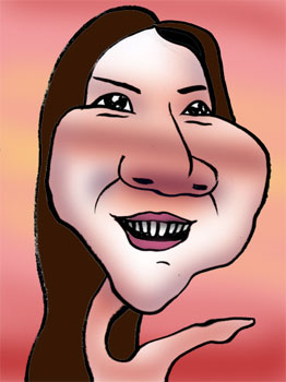 有名人の似顔絵