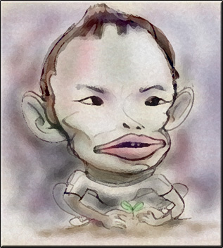 有名人の似顔絵