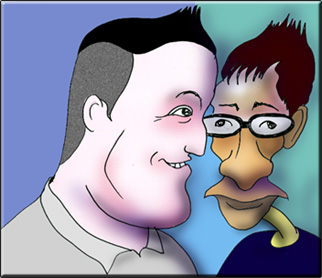 有名人の似顔絵