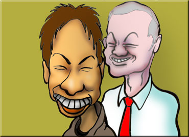 有名人の似顔絵