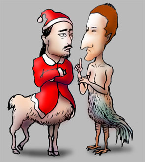 有名人の似顔絵