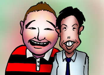 有名人の似顔絵