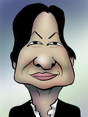 有名人の似顔絵