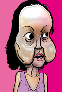 有名人の似顔絵