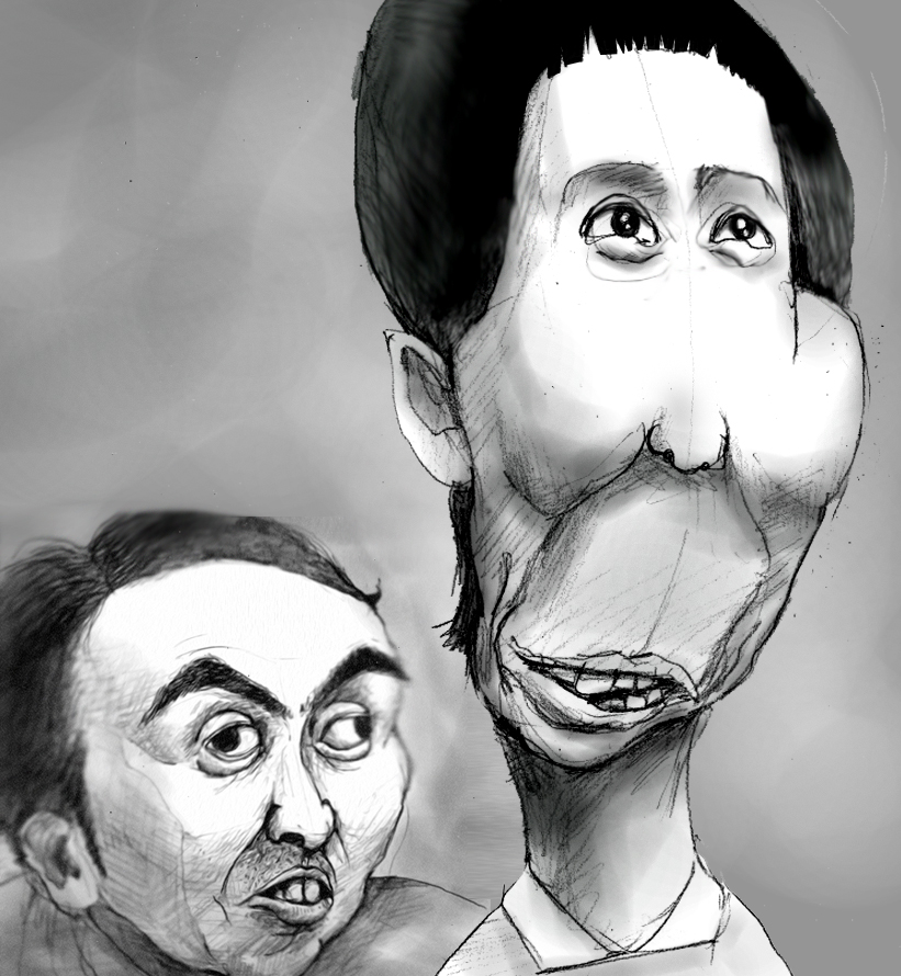 有名人の似顔絵