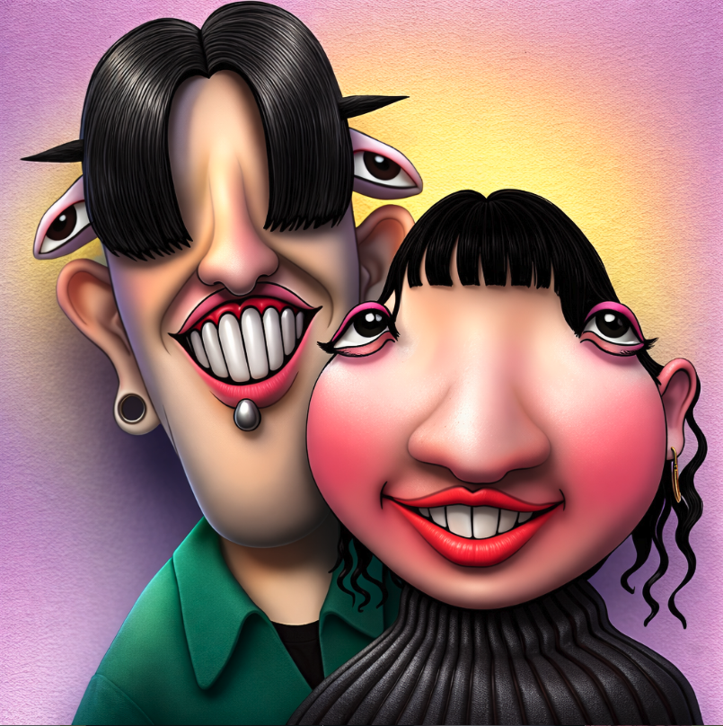 有名人の似顔絵