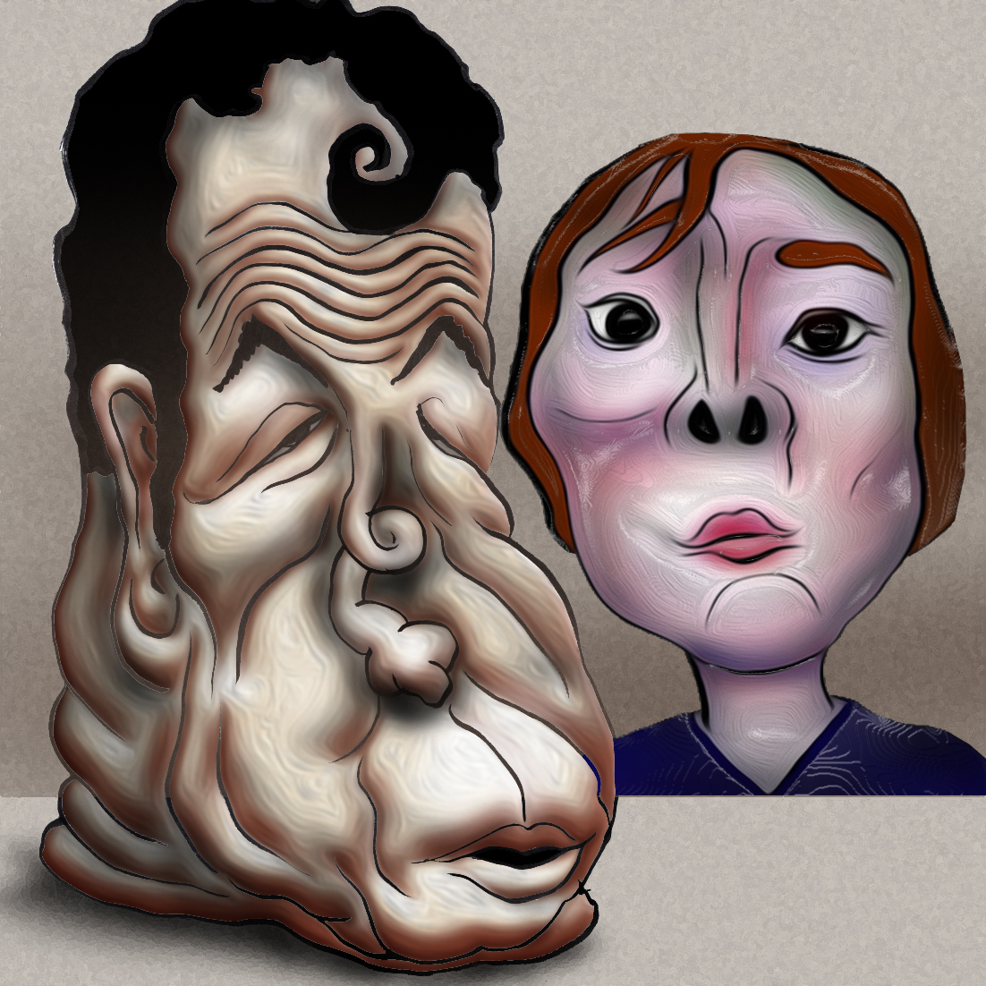 有名人の似顔絵