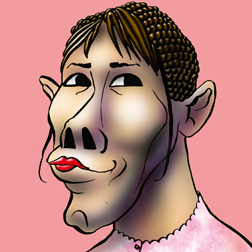 有名人の似顔絵