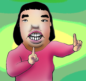 有名人の似顔絵