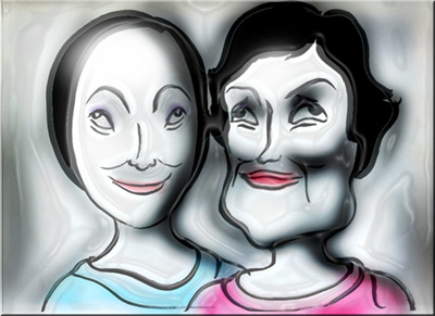 有名人の似顔絵