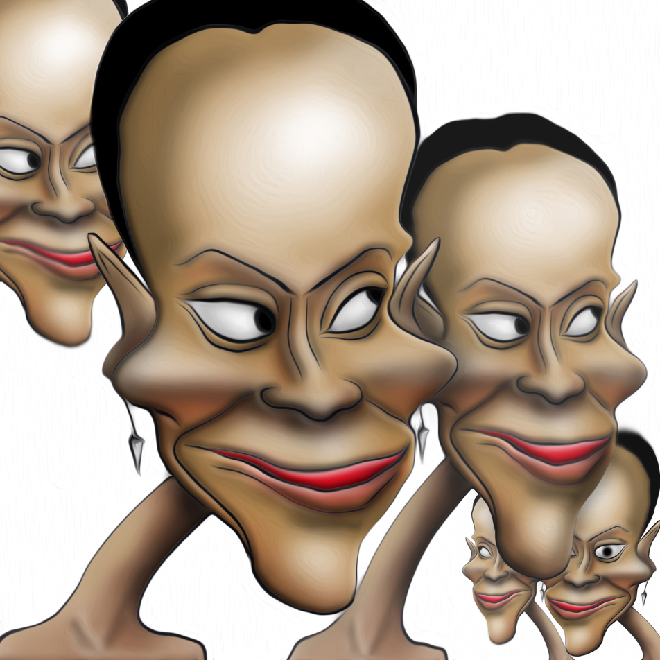 有名人の似顔絵