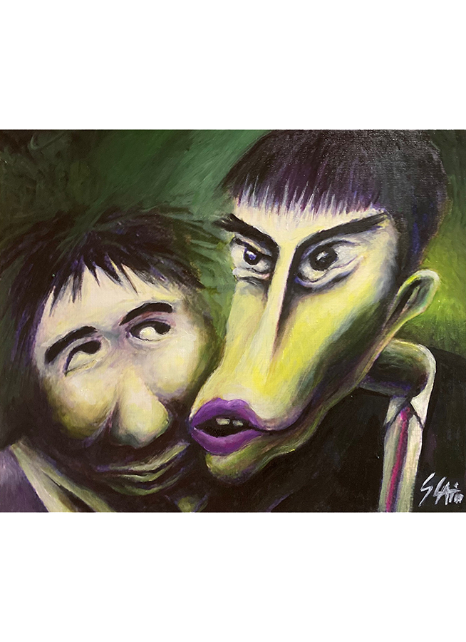 爆笑問題の似顔絵の似顔絵