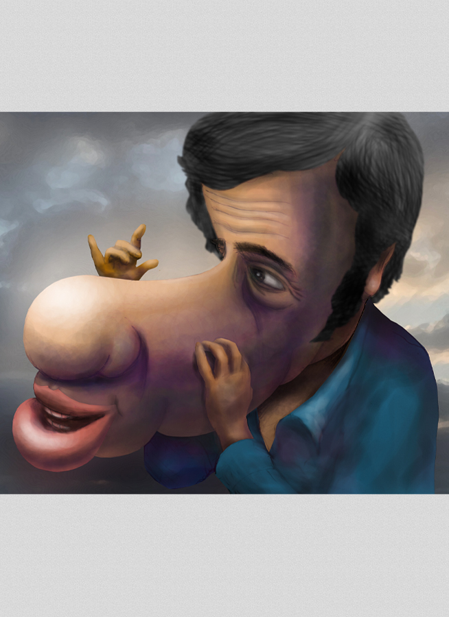 Jean-Paul Belmondoの似顔絵