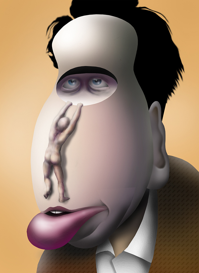 Nicolas Cageの似顔絵