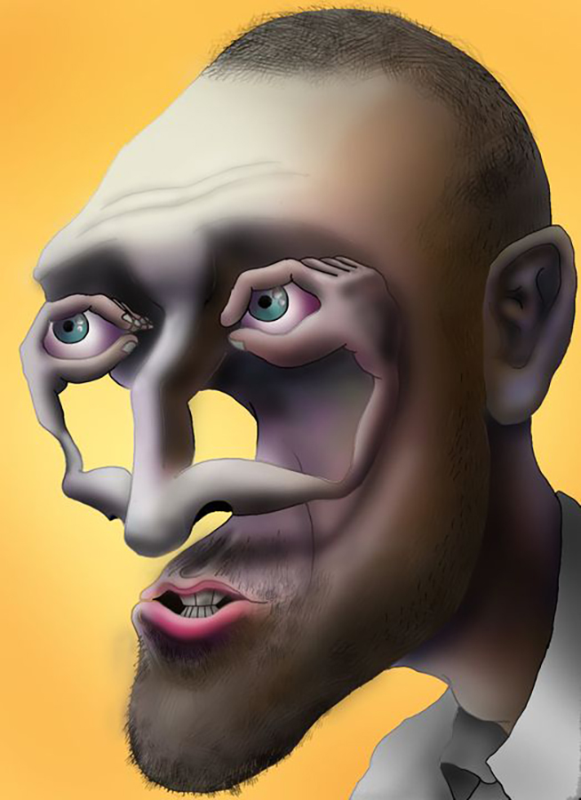 Frederic Casselの似顔絵