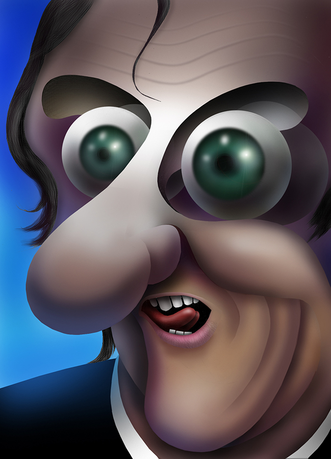 gerard depardieuの似顔絵