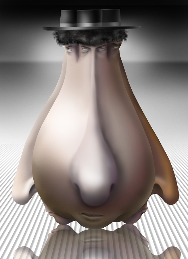 Bob Dylanの似顔絵