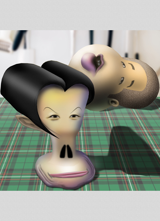 ハライチの似顔絵